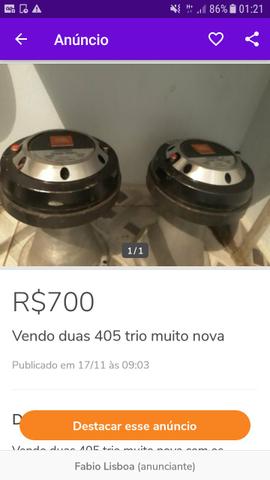 Vendo duas 405 trio