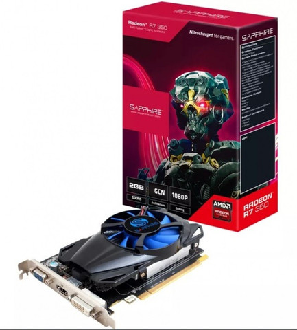 Placa de Video Sapphire R7 350 2gb Gddr5