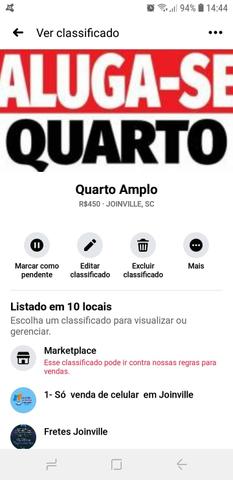 Quarto Em Um Ap