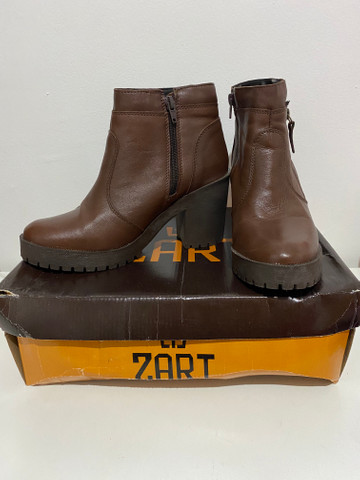 coturno couro zart