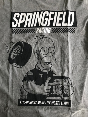 Camiseta Homer Springfield Race