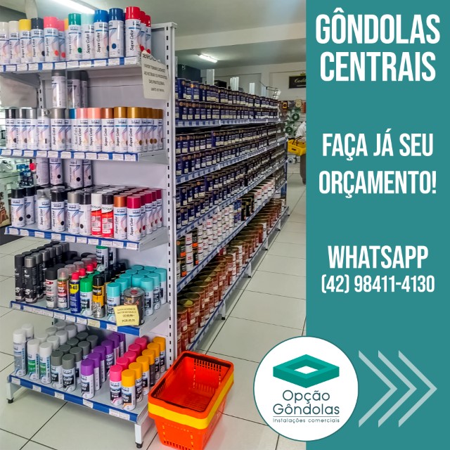 Gôndolas, Prateleiras e Bandejas Novas para Comércio - Foto 3