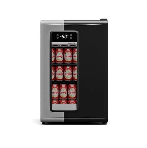 Cervejeira Gelopar GRB-100 PR 95L Porta em Vidro Duplo  Frost Free c/Led (nova) Alecs - Foto 3