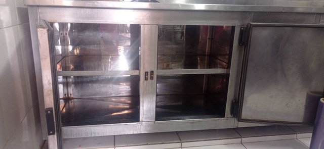 Pia de inox com refrigeração 