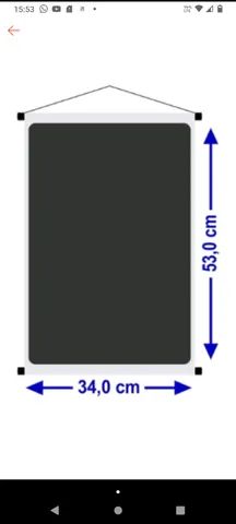 Banner Quadro Negro Lousa ( 01 Giz de Brinde)