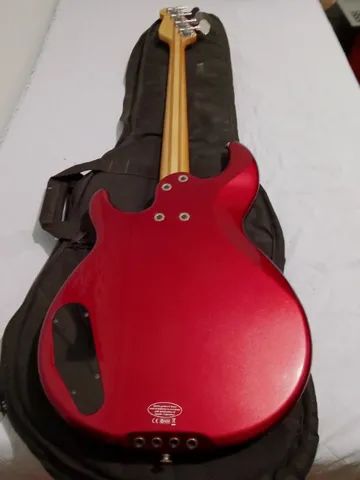 Contra-Baixo Yamaha Bb 424 Vermelho 4 Cordas