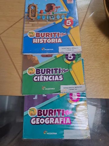 Livros escolares Buriti Plus Editora Moderna 5 ano