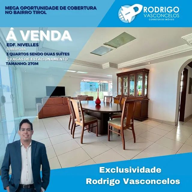 Cobertura com 3 quartos à venda Tirol, Natal RN OLX