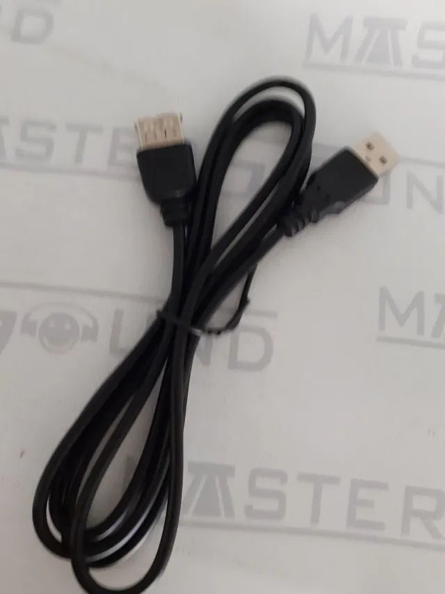 Cabo. Extensor usb.  Macho X fêmea.  Com 1,5 metros. Novo.