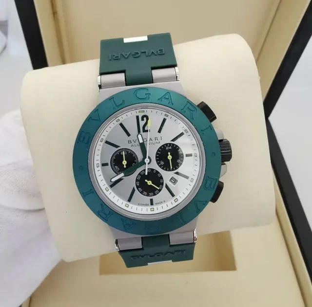 Relógio Bvlgari Aluminium Verde