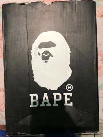 Tenis Bape Sta Sk8 Dark Purple Green - Foto 5