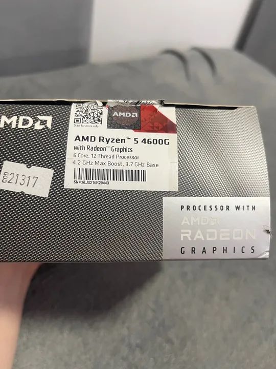 Processador Ryzen 5 4600G c/ Cooler na Caixa  - Foto 2