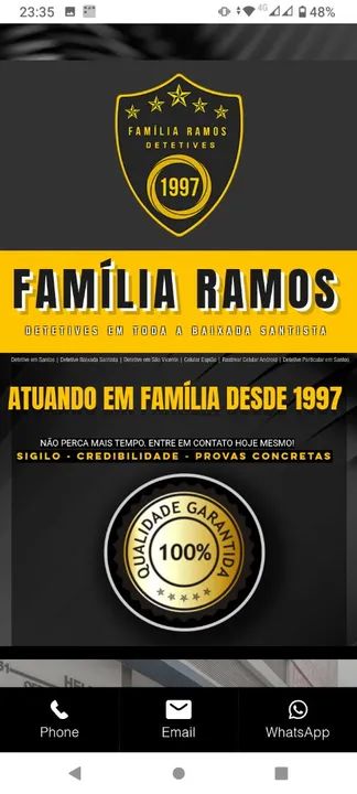 Detetive particular em Santos e região - Família Ramos