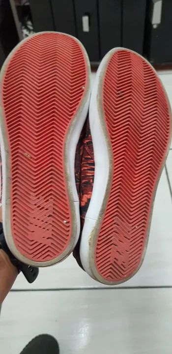 Tênis Nike feminino  vermelho, casual sneaker lace print, - Foto 4