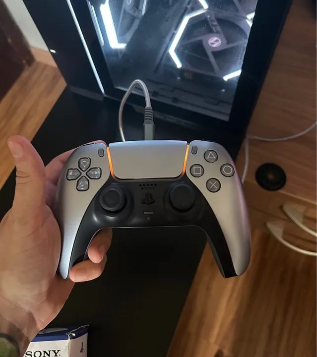 Controle Ps5 Prata Na caixa com Garantja - Foto 3