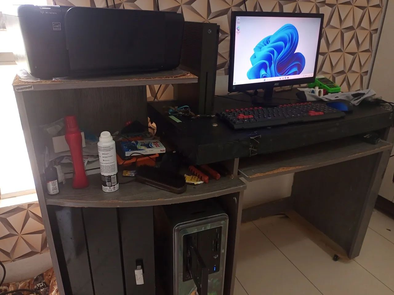 Computador Intel core i3 8 GB de memória com impressora HP - Foto 5