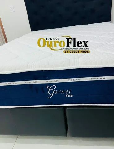 CAMA GARNETT QUEEN!! SUPER LUXO!! - Foto 3