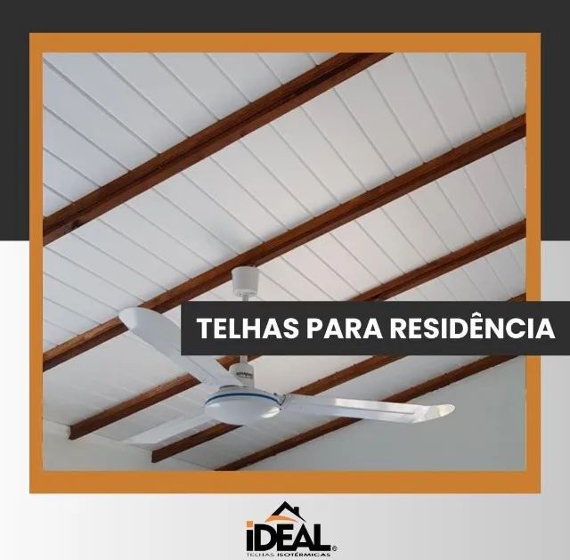 Telhas Térmicas Modelos - PVC Branco 