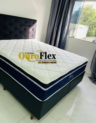 CAMA GARNETT QUEEN!! SUPER LUXO!! - Foto 2