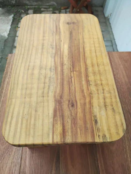 Banquinho de madeira  - Foto 3