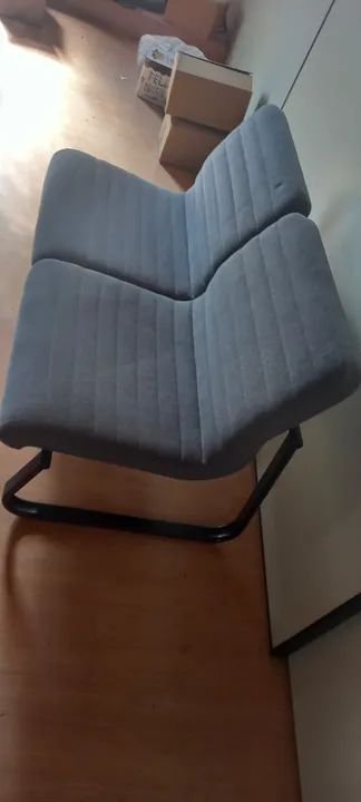 Par de Cadeira/Poltrona tipo longarina para sala de espera-recepção - Foto 2