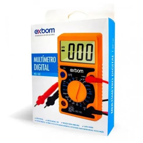 Multímetro Digital Exbom MD-160 com Visor Grande com Bipe - WZetta - Foto 3