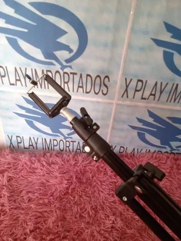 Tripé 2m p/Banner, Ring Light, Celular e Câmera  - Foto 2