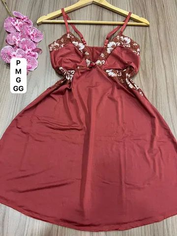 Camisola em microfilmagem com renda - Foto 3