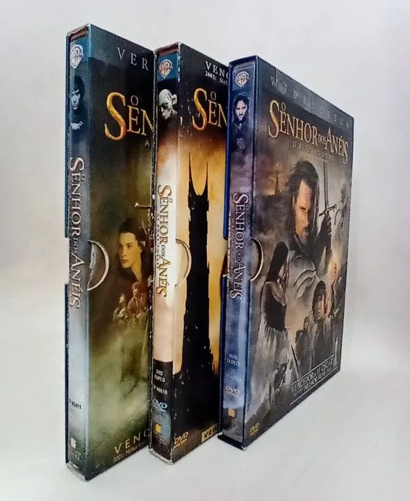 Trilogia Dvds Box Original O senhor dos anéis ( DVD DUPLO)  - Foto 2