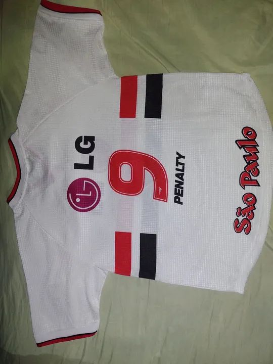 Camisa São Paulo 2001 #9 Pênalti LG tamanho M - Foto 3