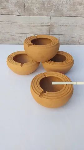 Cinzeiro feito em Barro - Foto 4