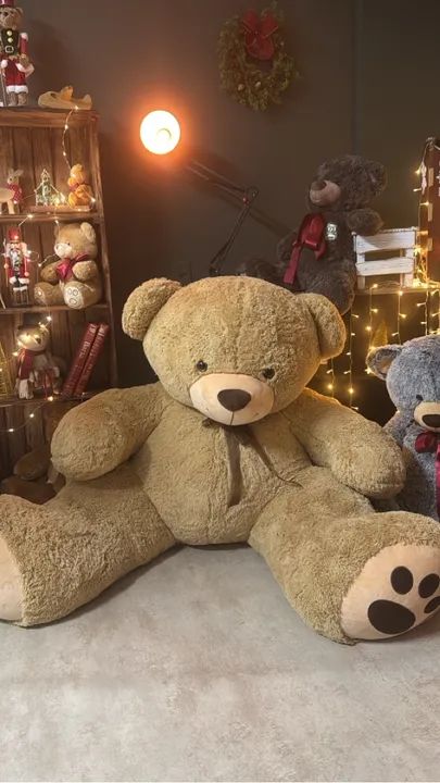 Urso de Pelúcia Gigante Tommy - 110cm - Foto 2