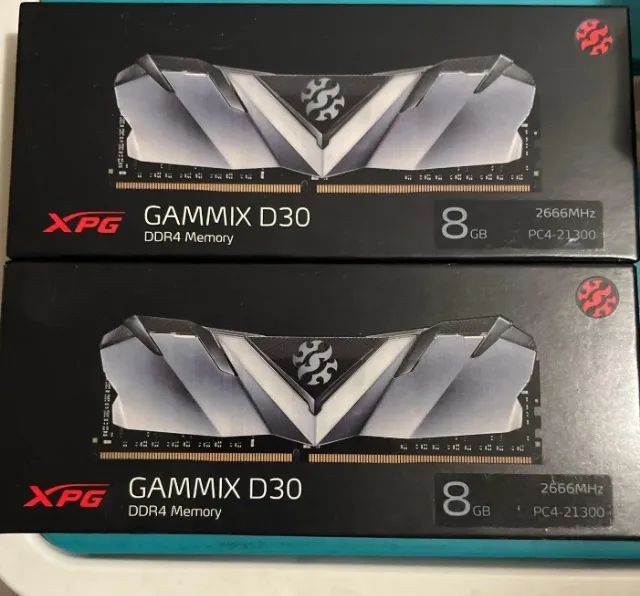 Memória RAM XPG DDR4 16gb (2 pentes de 8gb)