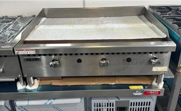 Chapa a gas vulcan 90 cm com 1 polegada de espessura (alef)