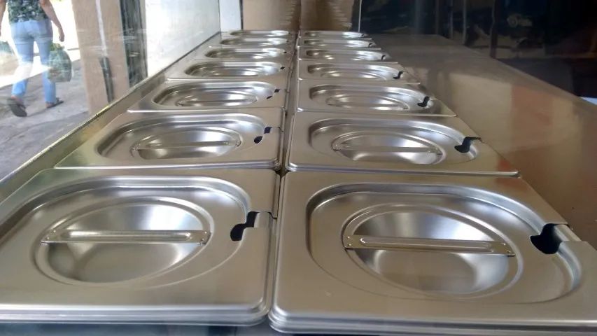 Buffet em aço inox, com corre prato.!!!! - Foto 3
