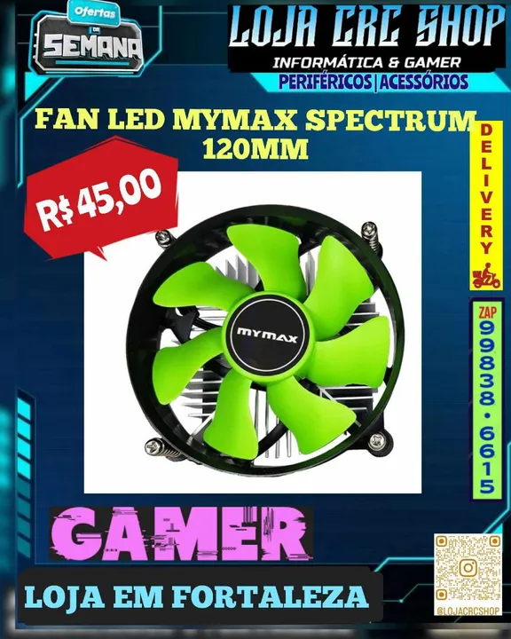 Fan Led Spectrum Mymax 120MM