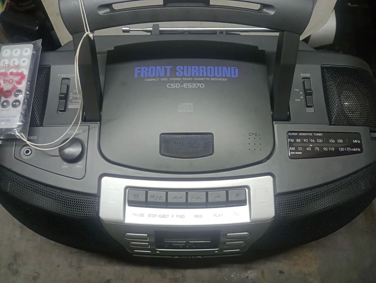 Aparelho de Som Aiwa Portatil Impecavel.