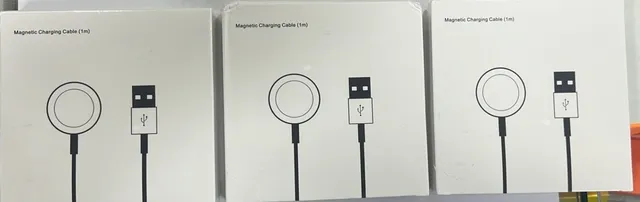 Carregador Para Smartwach Indução Séries 1 2 3 4 5 6 Cor Branco