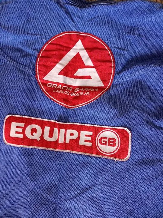 Kimono Gracie Barra Azul Tamanho A1 - Foto 5