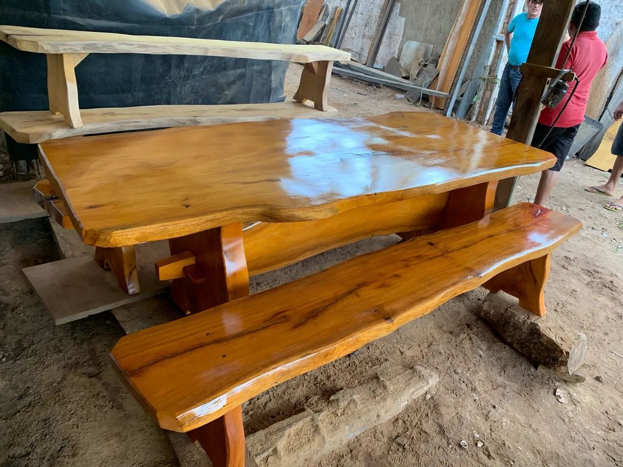 Mesa rústica  - Foto 3
