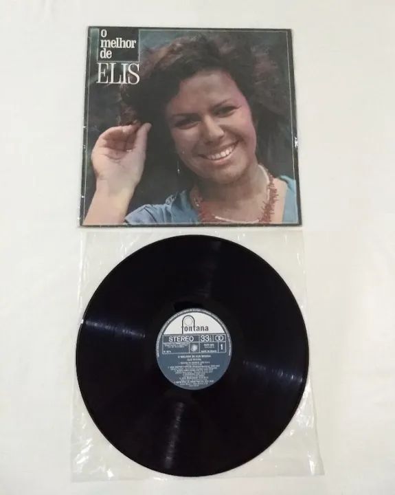 LP Elis Regina - O Melhor De Elis. (P-1979). Vinil em Excelente Estado de Conservação.