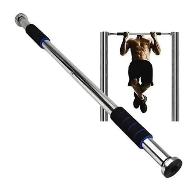 Barra Para Exercícios Porta Parede Ajustável Multifuncional - Foto 4
