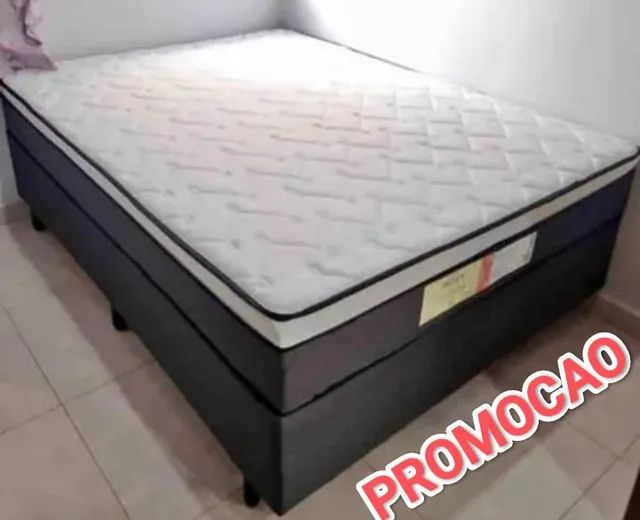 Cama box casal Lisboa molas ensacadas individualmente ( temos a pronta entrega)