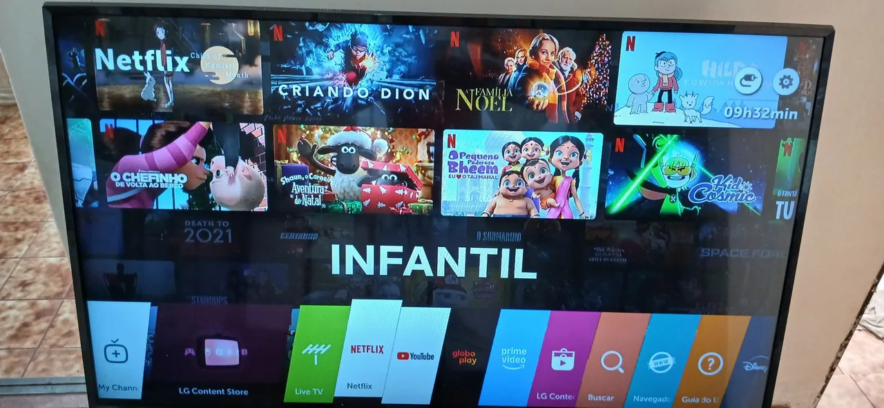 Smart TV LG 50 polegadas - Tela Grande e Netflix