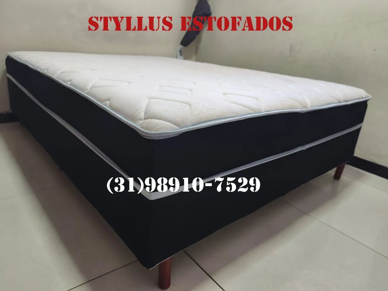 Cama box semi ortopédica 