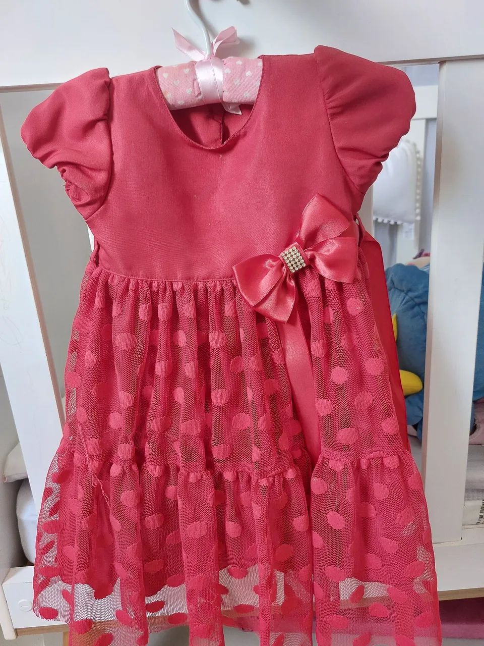 Vestido festa vermelho 