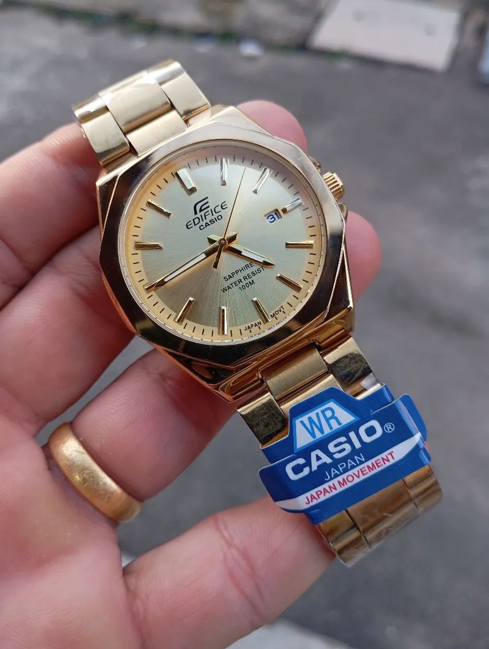 Relógio Casio Edifice Dourado - Novo e Premium  - Foto 2