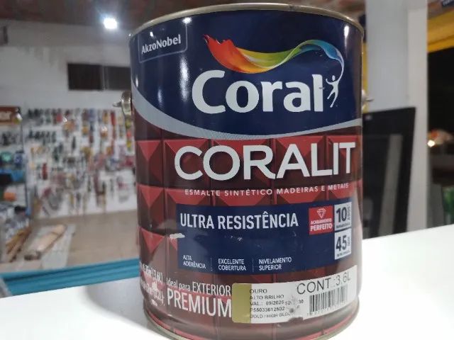 Esmalte coral coralit ouro ultra brilho 3.6