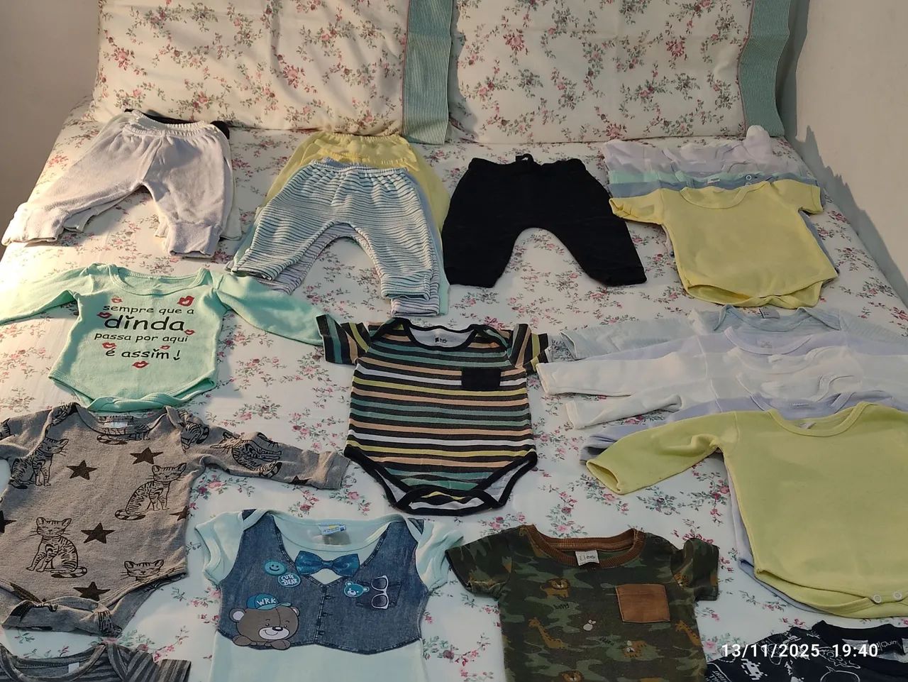 Kit Roupas para bebê! RN Menino.