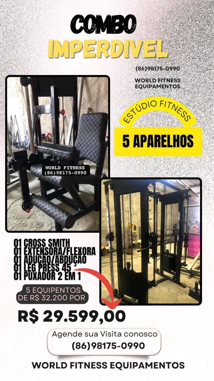 Todos os Tipos de Máquinas e Equipamentos Fitness ( NOVO) - Foto 5